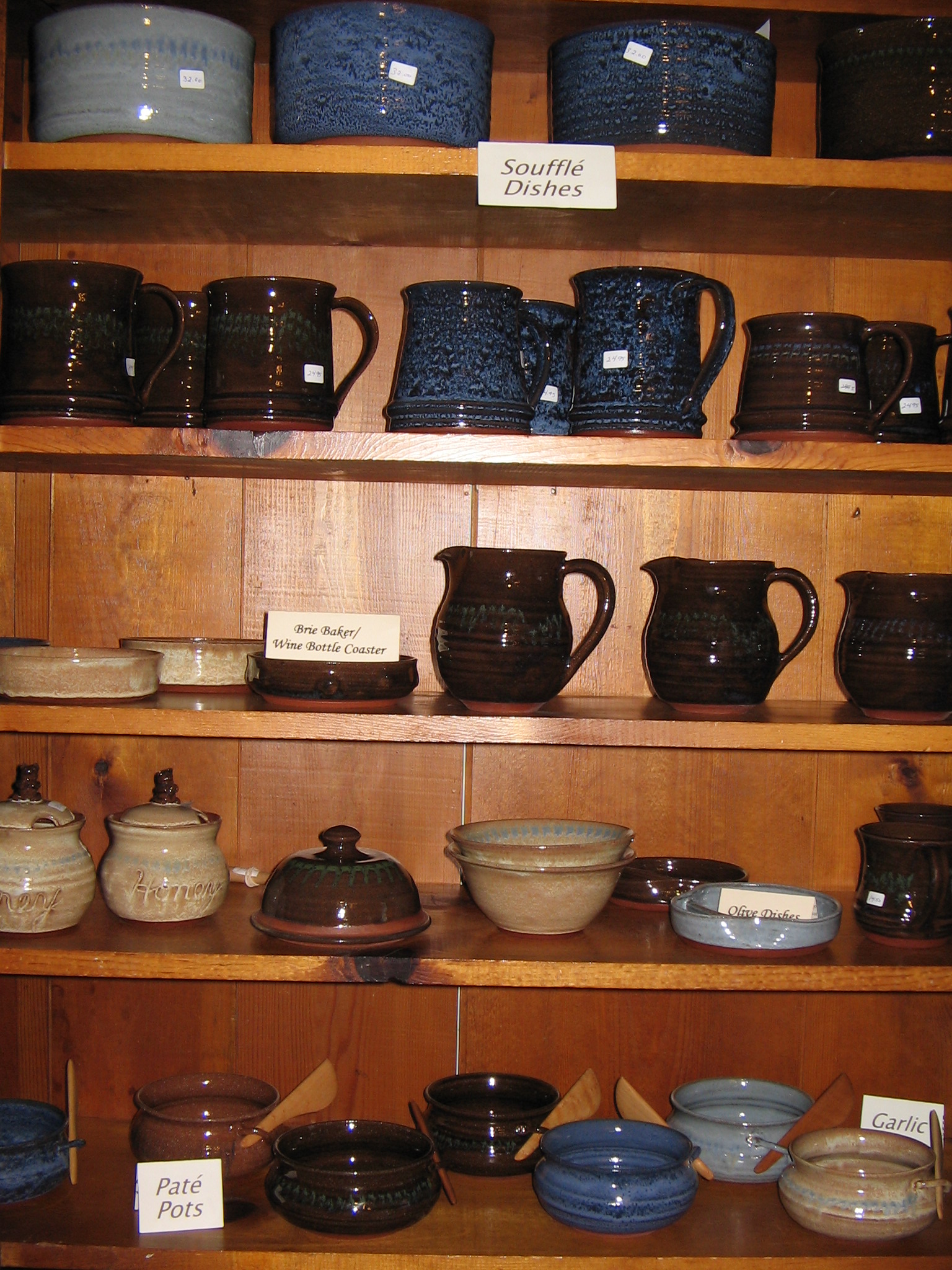 Pottery Display