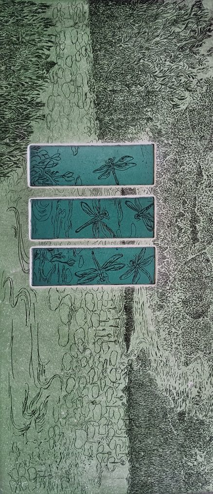 Dragonflies revolving image